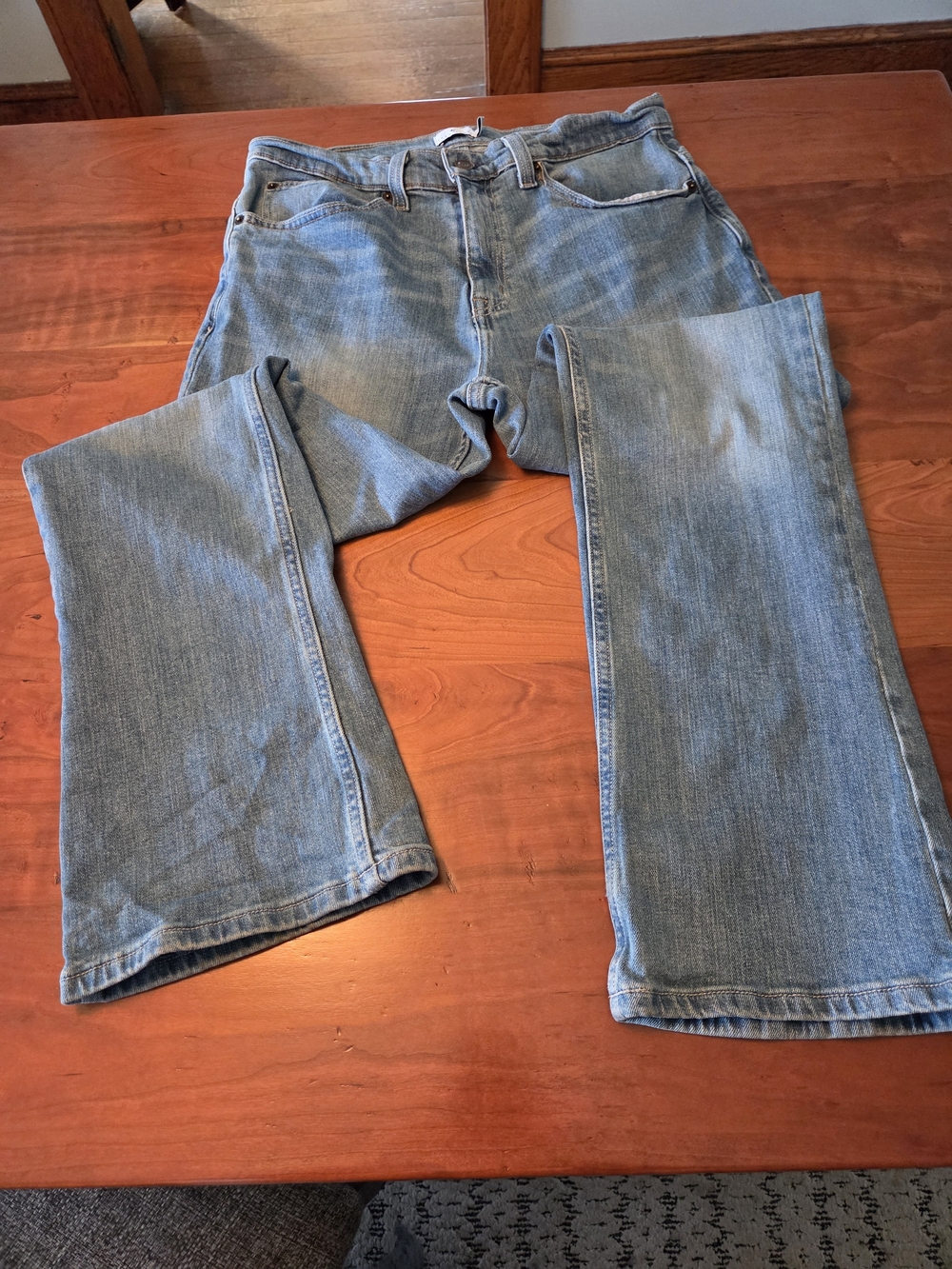 Classic True Craft  Boot-Leg Men’s Jeans - Light Blue
